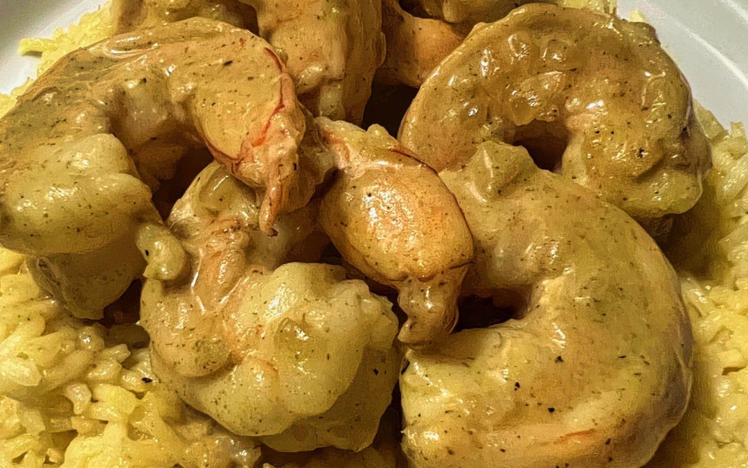 Grand Marnier Curried Shrimp